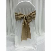 Burlap Chair Sash Burlap Chair Sash