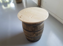 Whiskey Barrel Cocktail Table Whiskey Barrel Cocktail Table
